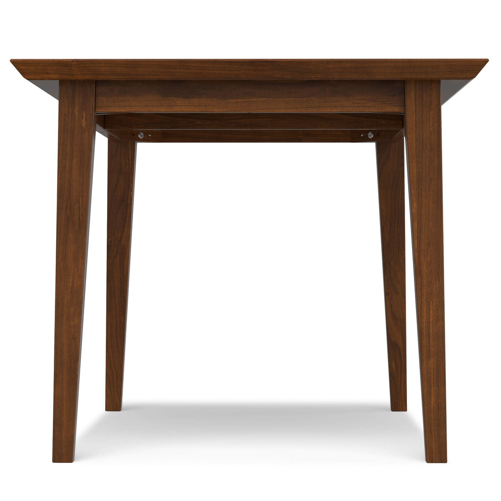 Contemporary Dining Table with Solid Oak Veneer - Light or Dark Brown