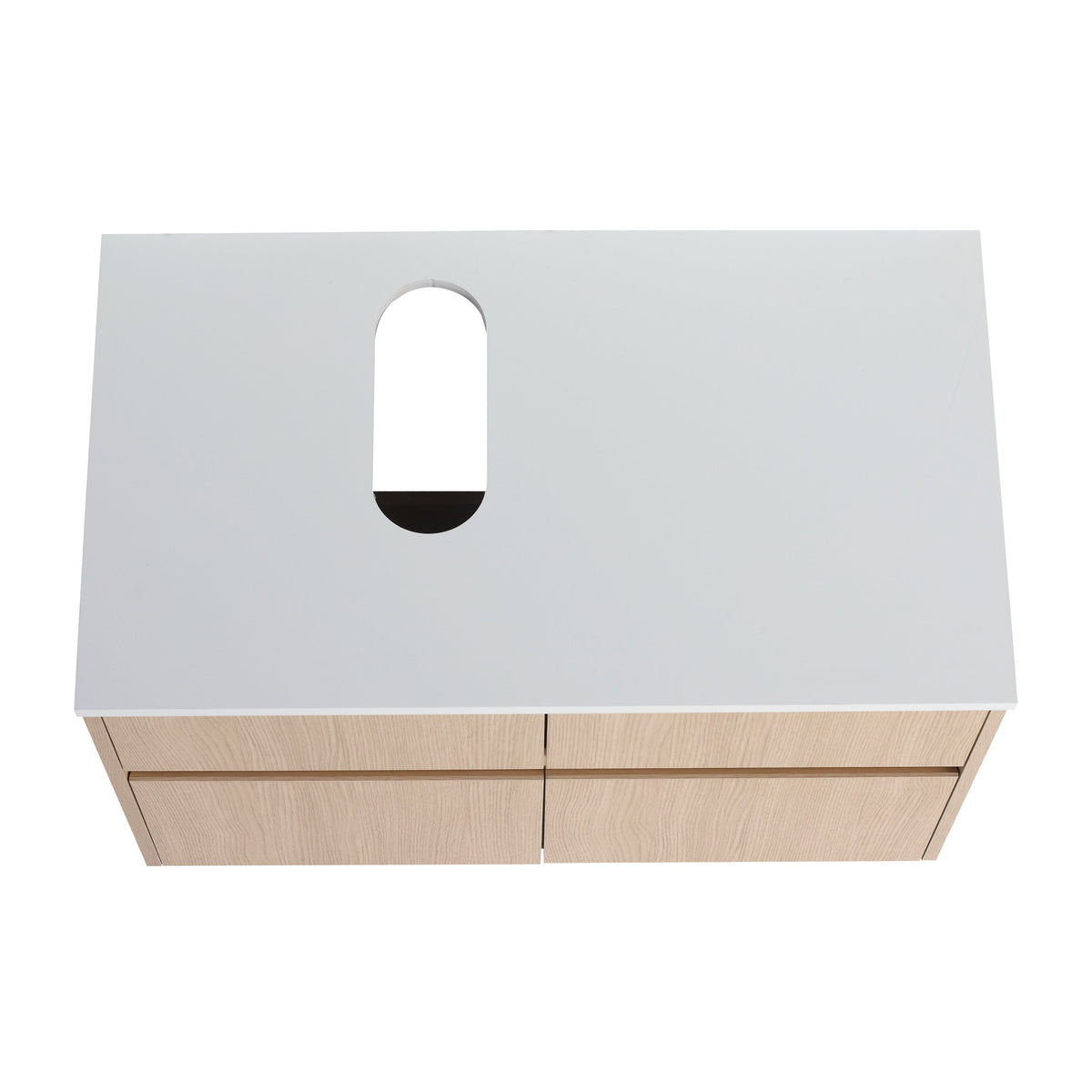 32-Inch Wall-Mounted Bathroom Vanity with 2 Soft Close Doors and 1 Drawer