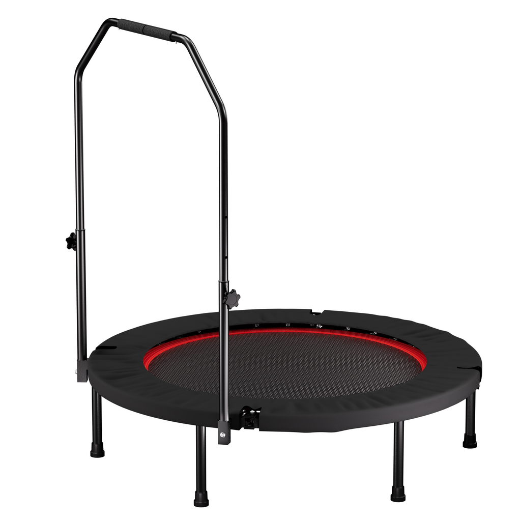 40 Inch Foldable Trampoline with Adjustable Handle - Standard Spring