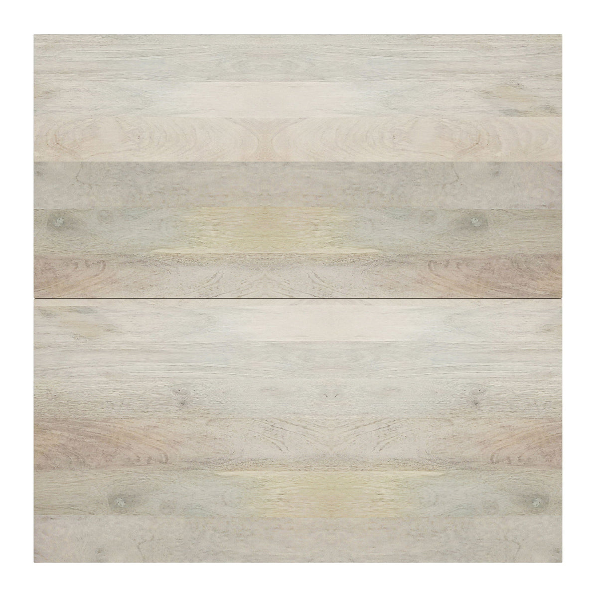 Handcrafted Square Coffee Table with Brass Trim - Multiple Finishes