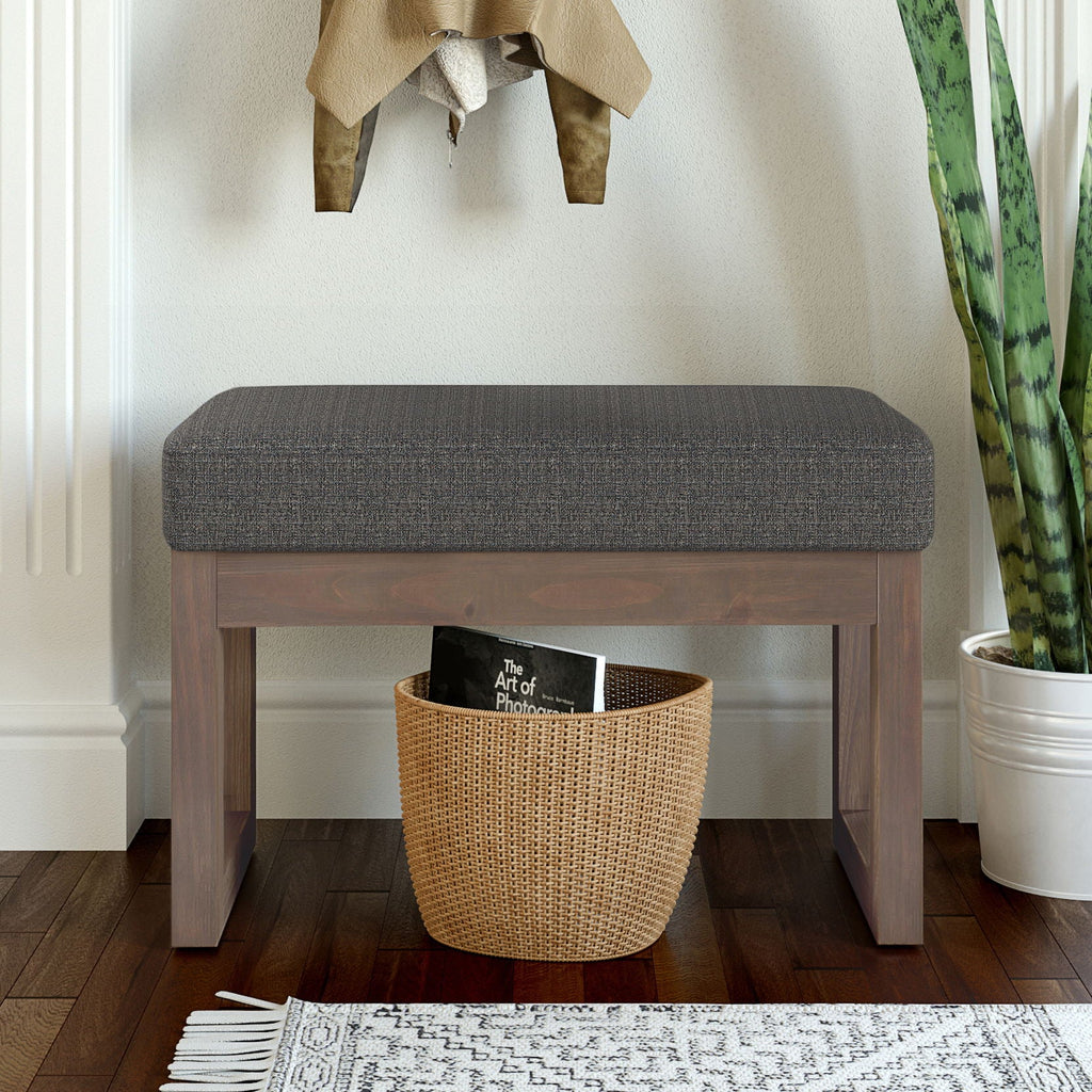 Milltown Upholstered Ottoman Bench with Versatile Design - Multiple Colors