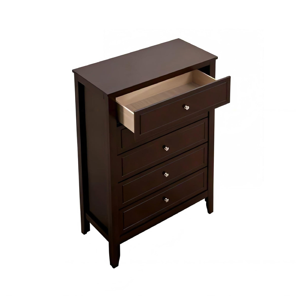 5 Drawer Storage Chest with Metal Hardware - Multiple Colors