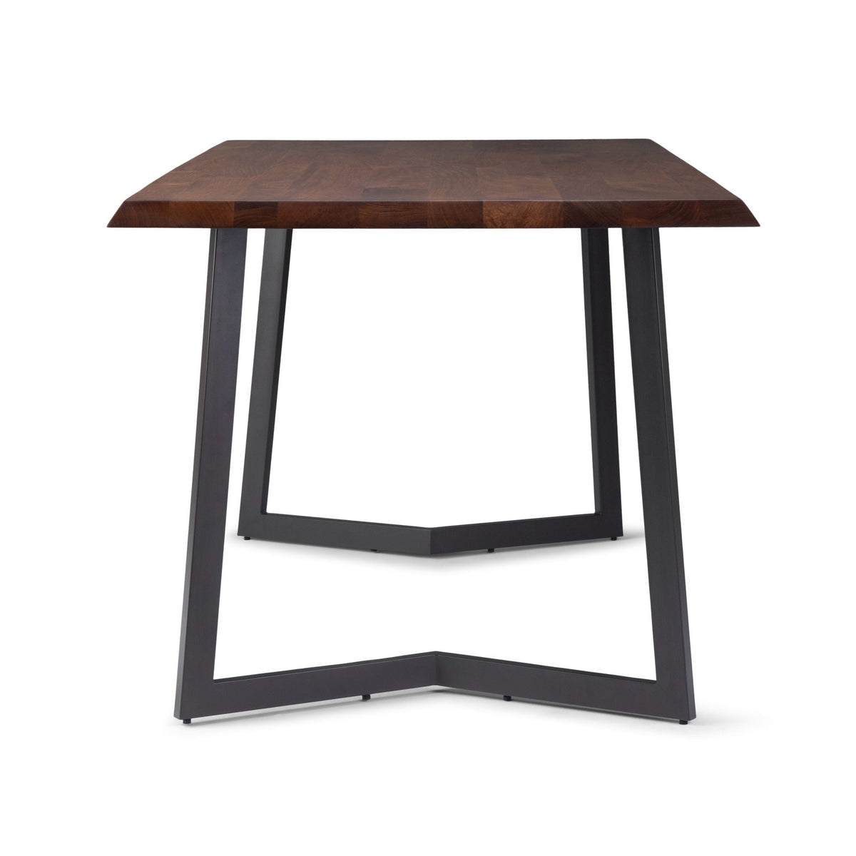 Watkins Dining Table with Solid Mango Wood Top - Dark Brown or Light Brown