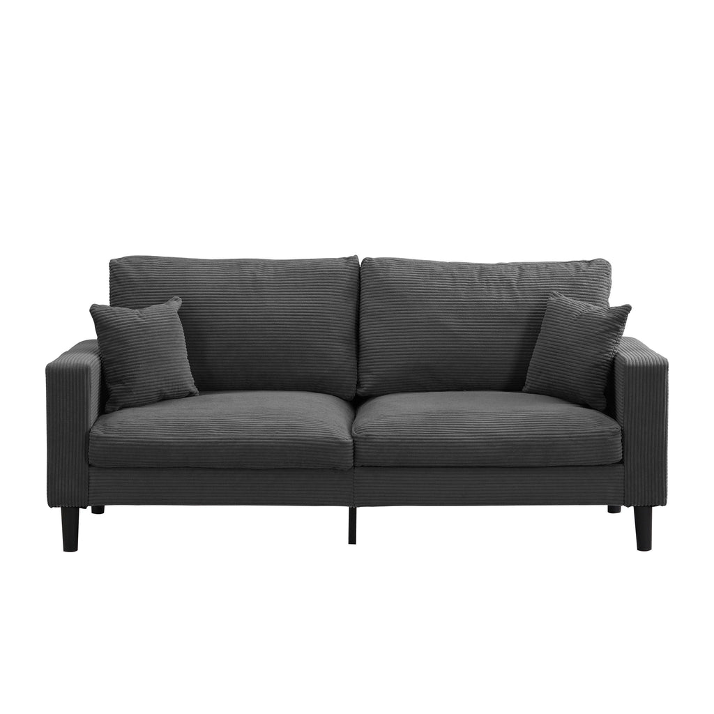 Modern Upholstered 2 Piece Sofa Set