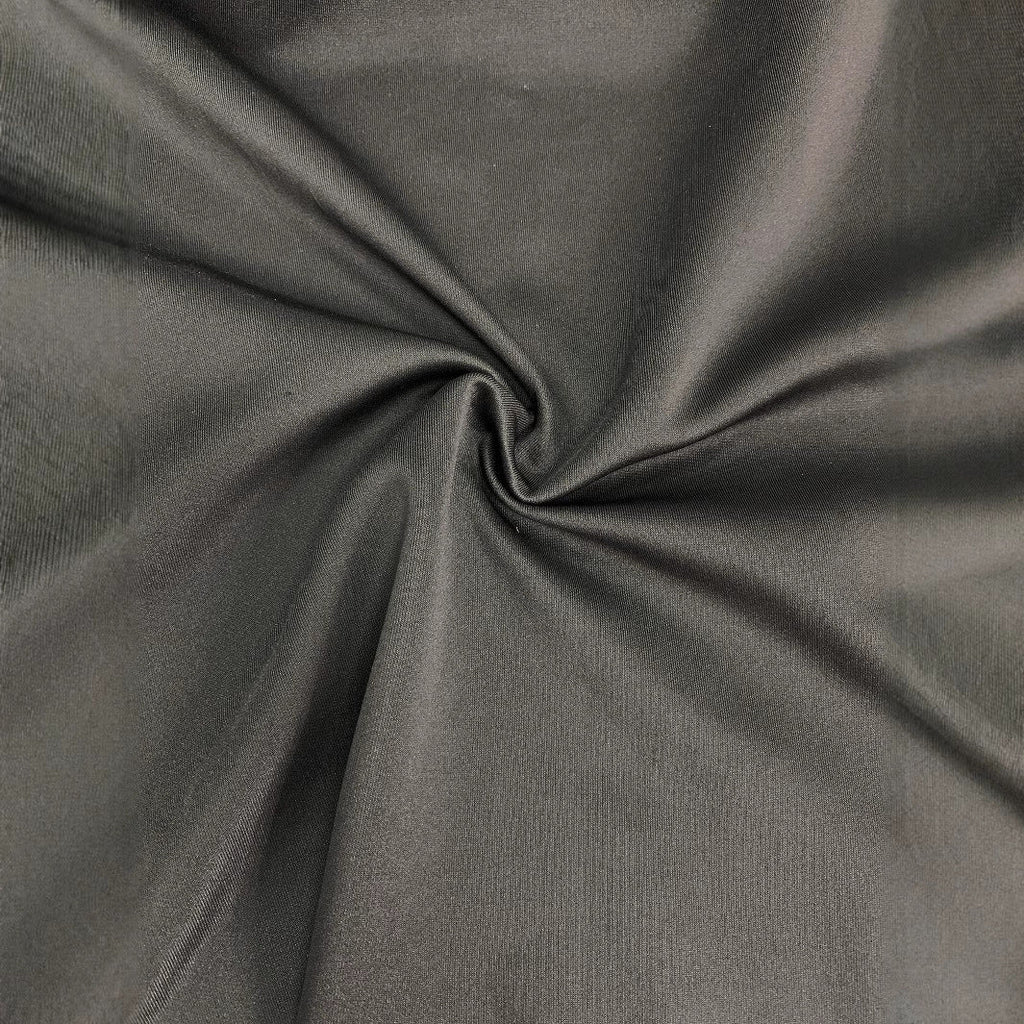One-shoulder Cloak Slit Black Dress
