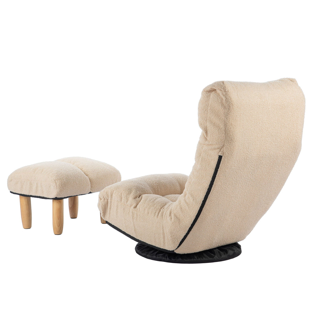 Adjustable Japanese Reclining Floor Chair Sofa With Metal Frame