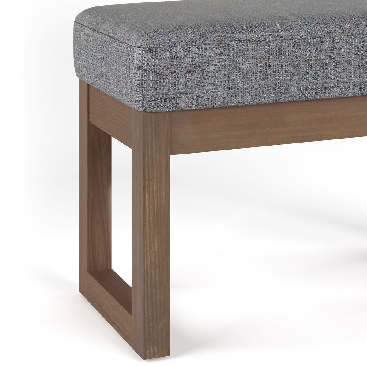 Milltown Upholstered Ottoman Bench with Versatile Design - Multiple Colors