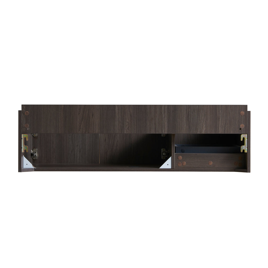48" Muri Bathroom Vanity with Soft-Close Drawers - Brown Oak or Espresso