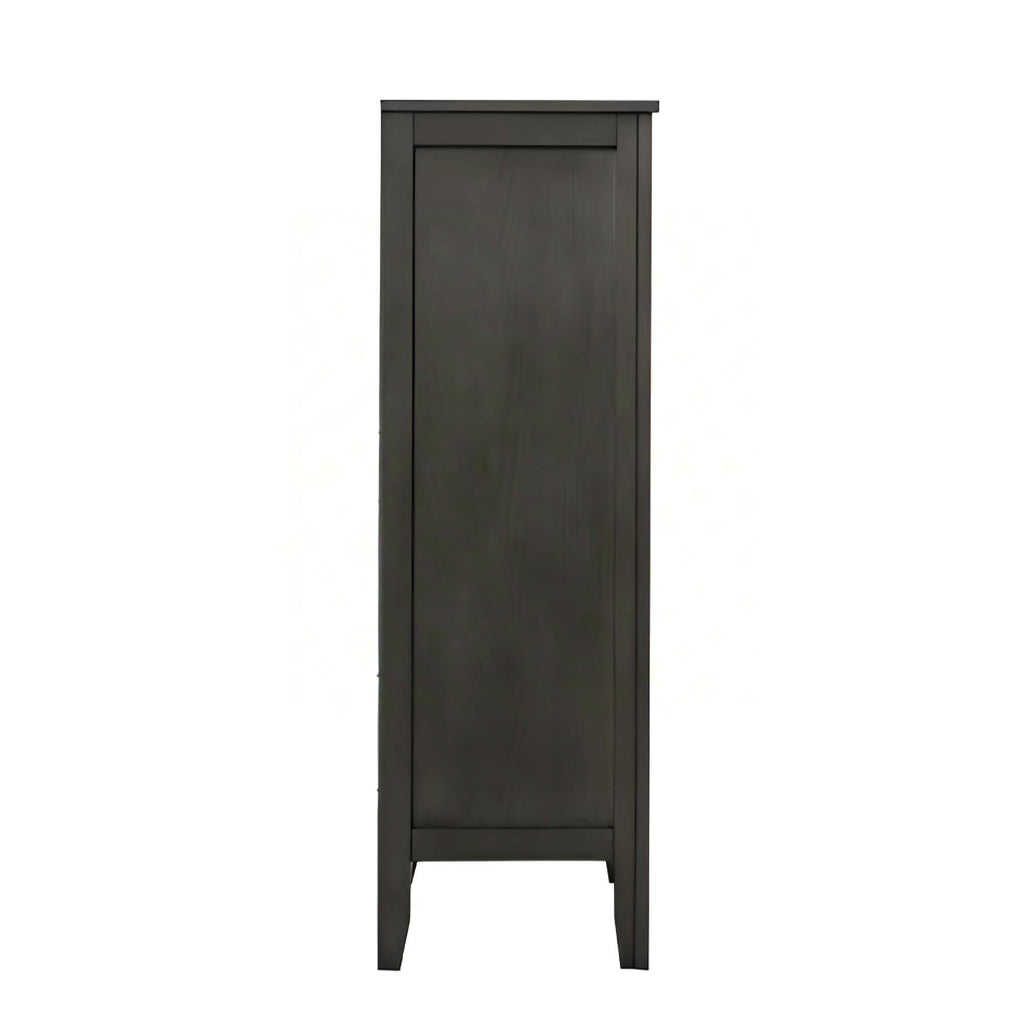 5 Drawer Storage Chest with Metal Hardware - Multiple Colors