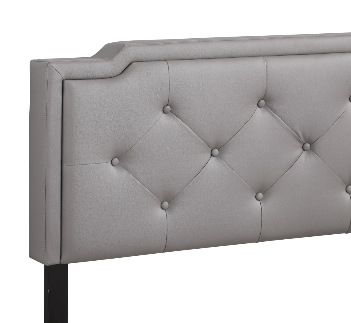 Button Tufted Upholstered Bed with Charming Design - Multiple Colors