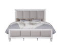 Katia Upholstered Bed with Plush Headboard - Gray