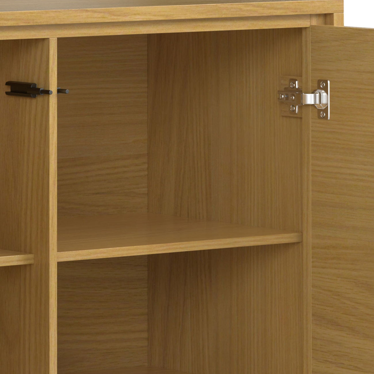 Lowry Medium Handcrafted Storage Cabinet with Adjustable Shelves - Choose Your Color