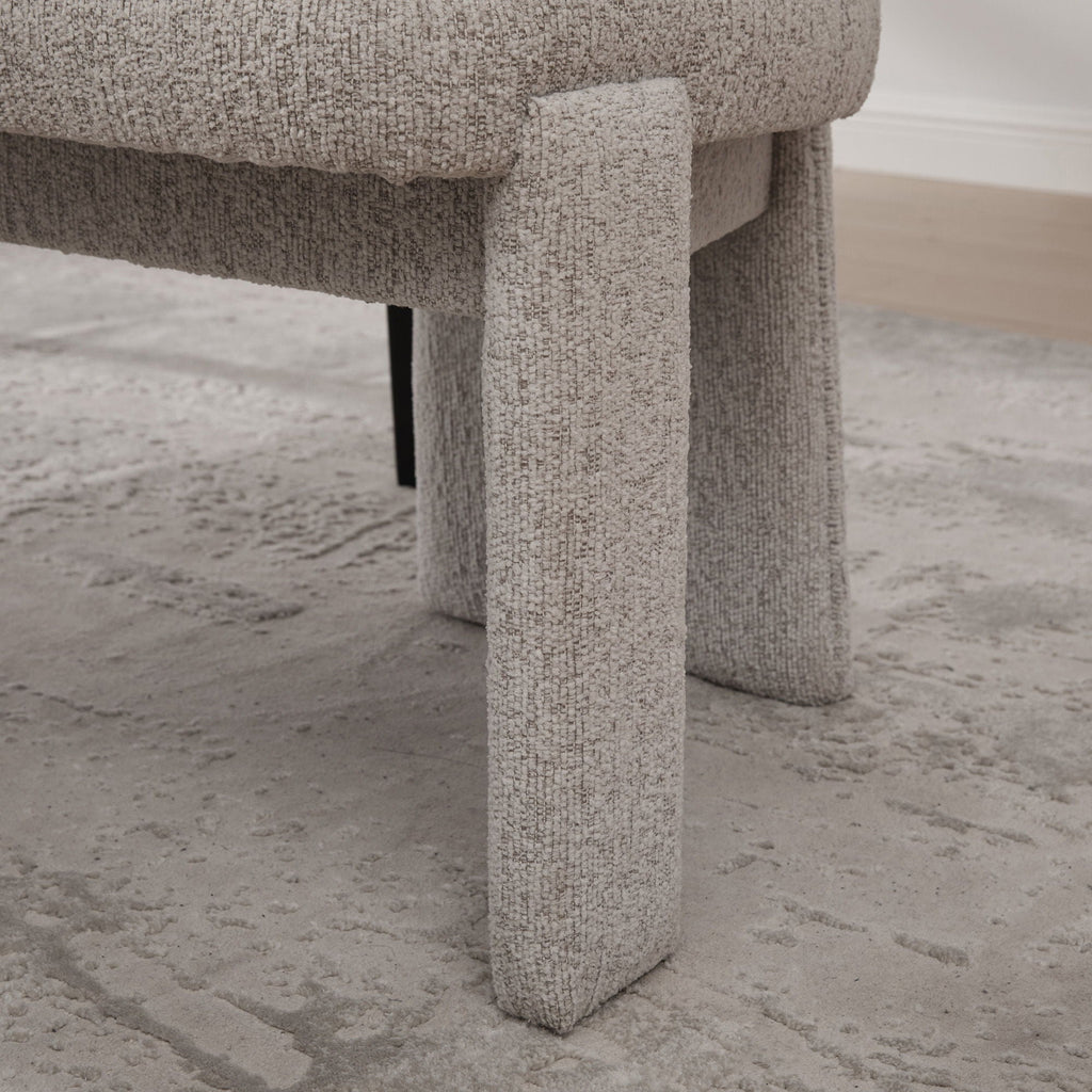 Armless Curved Back Accent Chairs