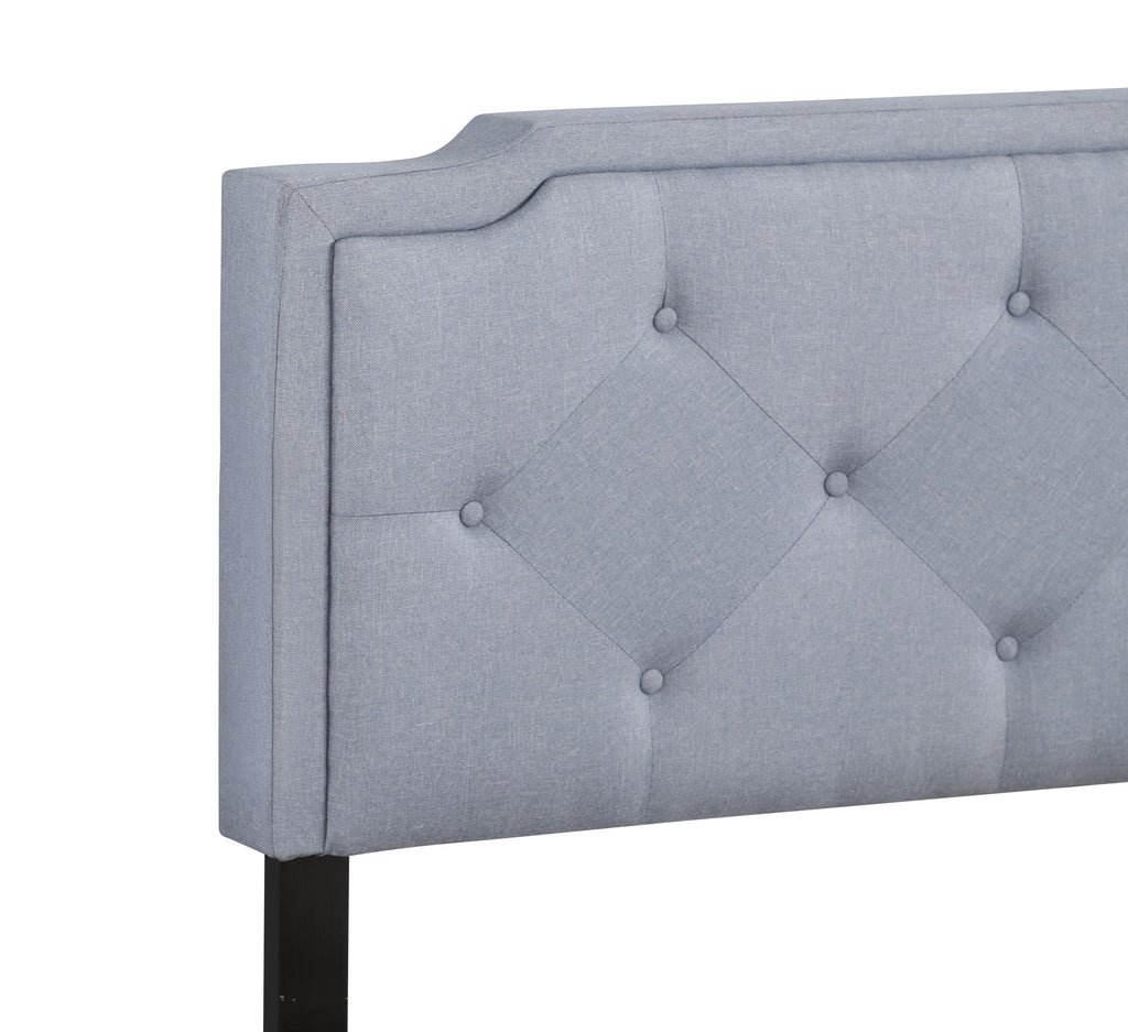 Button Tufted Upholstered Bed with Charming Design - Multiple Colors