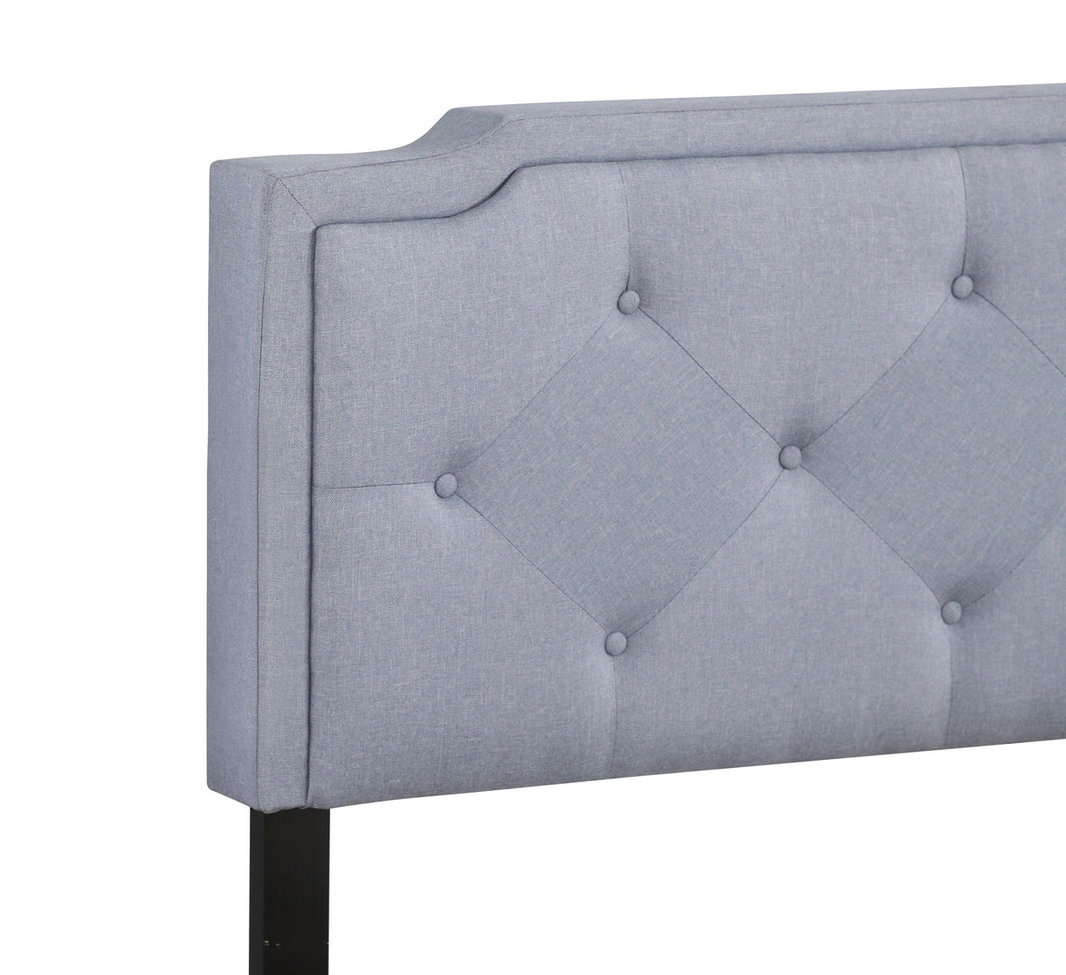 Button Tufted Upholstered Bed with Charming Design - Multiple Colors