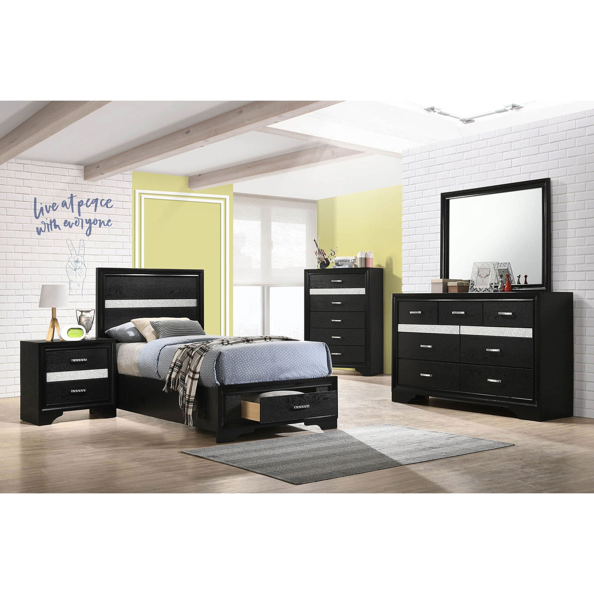 Urbana Storage Panel Bed