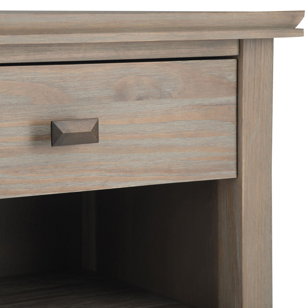 Handcrafted Bedside Table with Drawer and Shelf - Multiple Colors