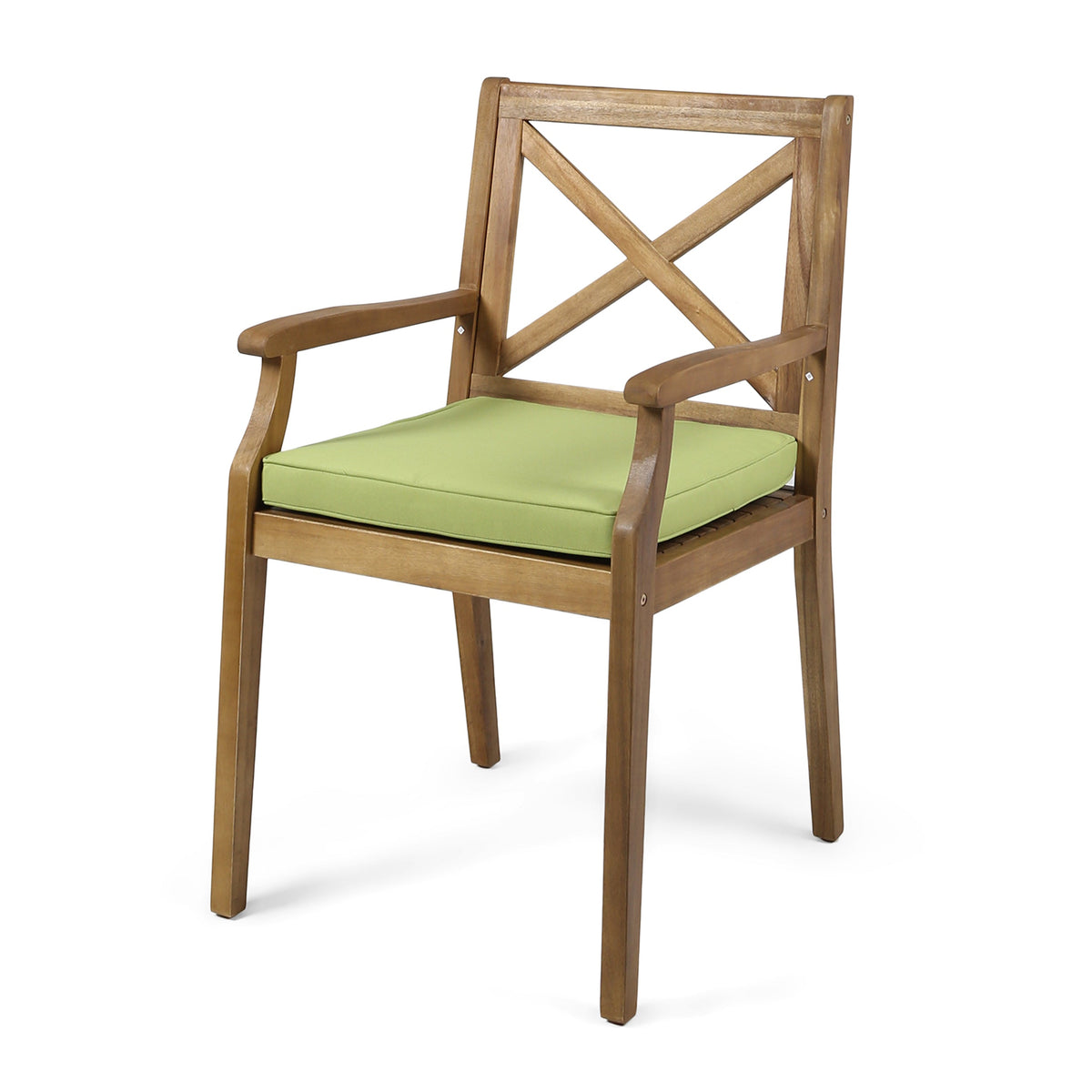 Acacia Wood Outdoor Dining Set with Expanding Table - Teak