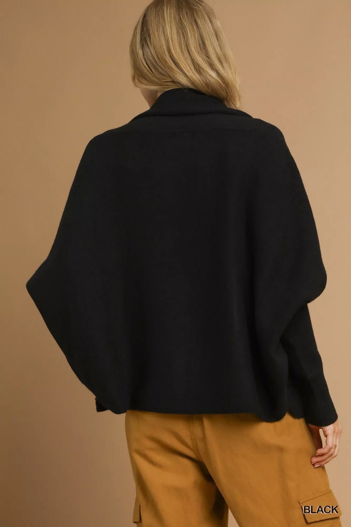 Umgee Open Front Cardigan with Front Pockets