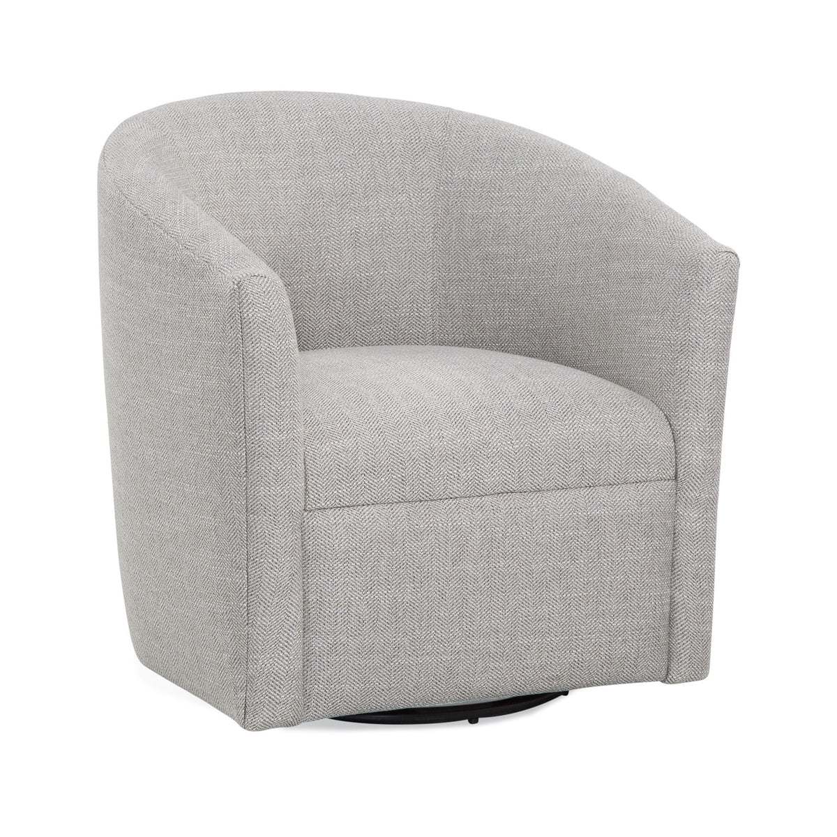 Swivel Barrel Chair with 360 Degree Rotation - Beige, Light Blue, or Red