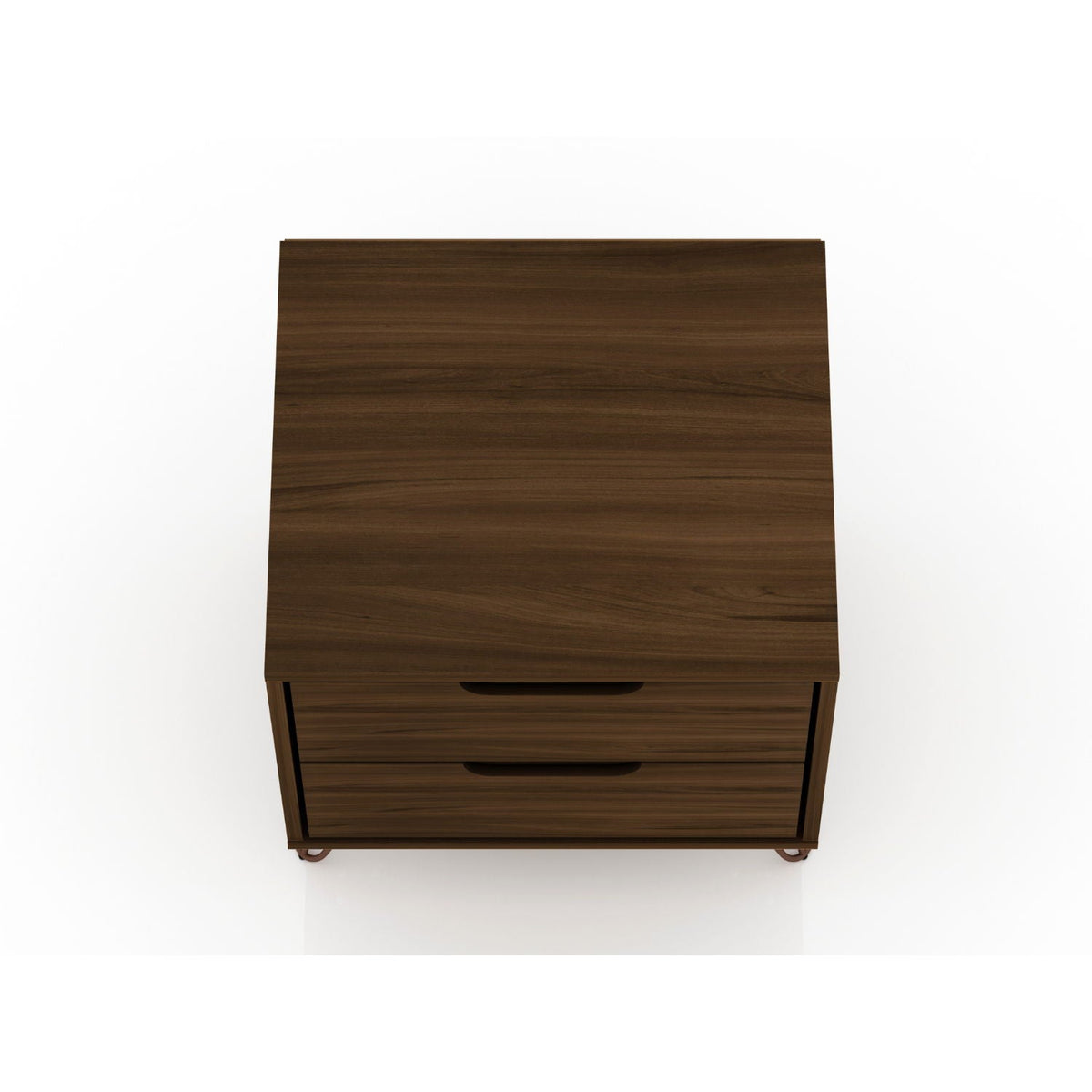 2 Drawer Nightstand with Durable Splayed Legs - Multiple Colors