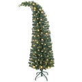 Prelit Whimsical Christmas Tree with 100 LED Lights - 5 ft, Slim PVC