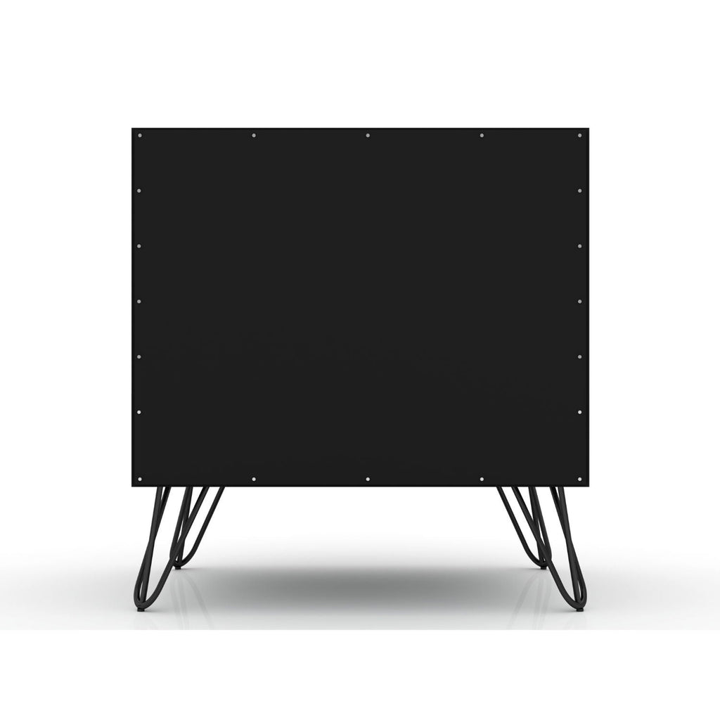 2 Drawer Nightstand with Durable Splayed Legs - Multiple Colors