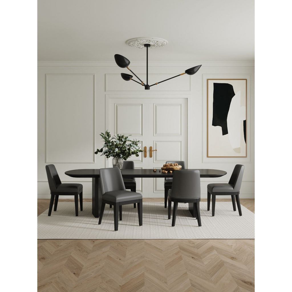 Upholstered Dining Chair Set with Solid Beech Wood Frame - Multiple Colors