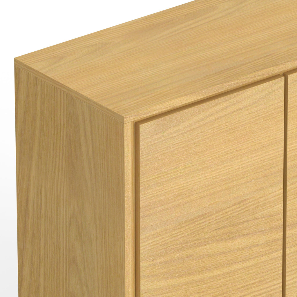 Lowry Medium Handcrafted Storage Cabinet with Adjustable Shelves - Choose Your Color