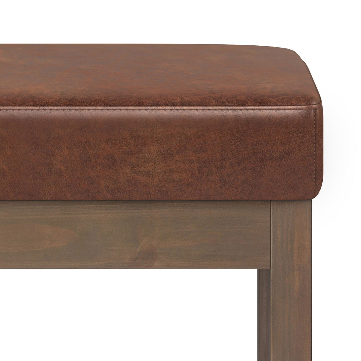 Milltown Upholstered Ottoman Bench with Versatile Design - Multiple Colors