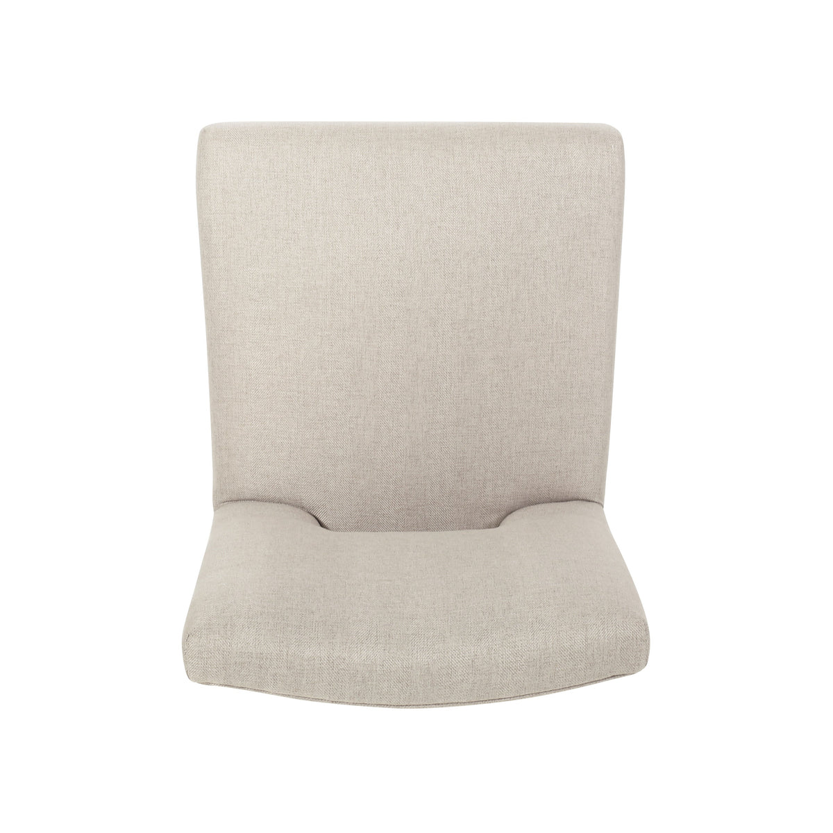 27 Inch Fabric Counter Stools, Set of 2 with Sturdy Rubberwood Legs - Wheat