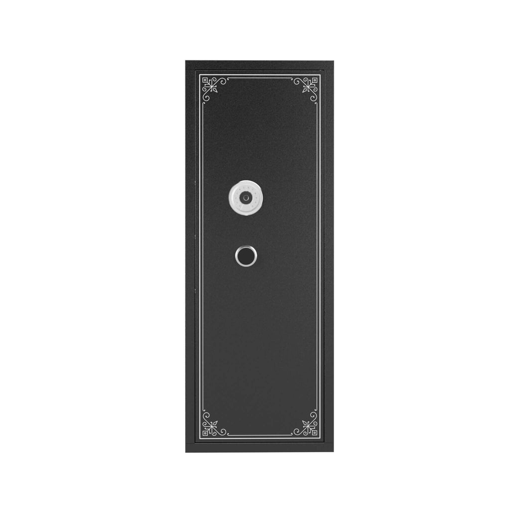 Extra-Large 12-Gun Fingerprint Lock Safe With Keypad, Alarm, Rifle And Pistol Storage (SAK94361)
