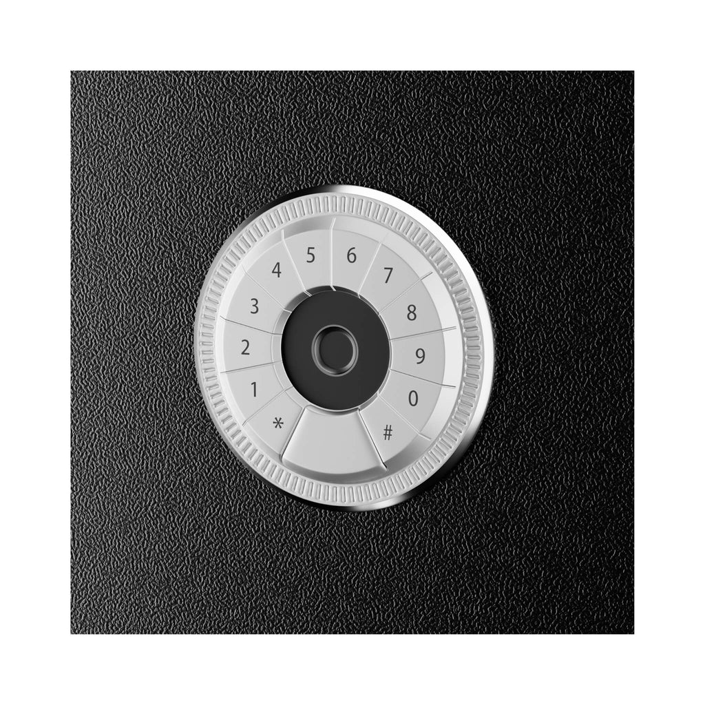 Extra-Large 12-Gun Fingerprint Lock Safe With Keypad, Alarm, Rifle And Pistol Storage (SAK94361)