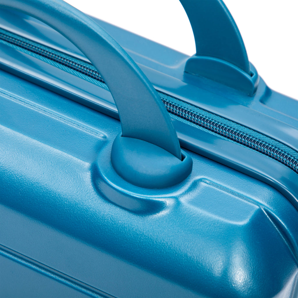 2-Piece Hard Case Luggage Set with Cosmetic Case - Dark Blue