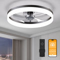 19.7'' LED Ceiling Fan Light with Remote & App Control