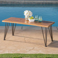 Zion Industrial Wood and Metal Coffee Table