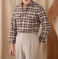 Retro Long Sleeved Shirt For Men