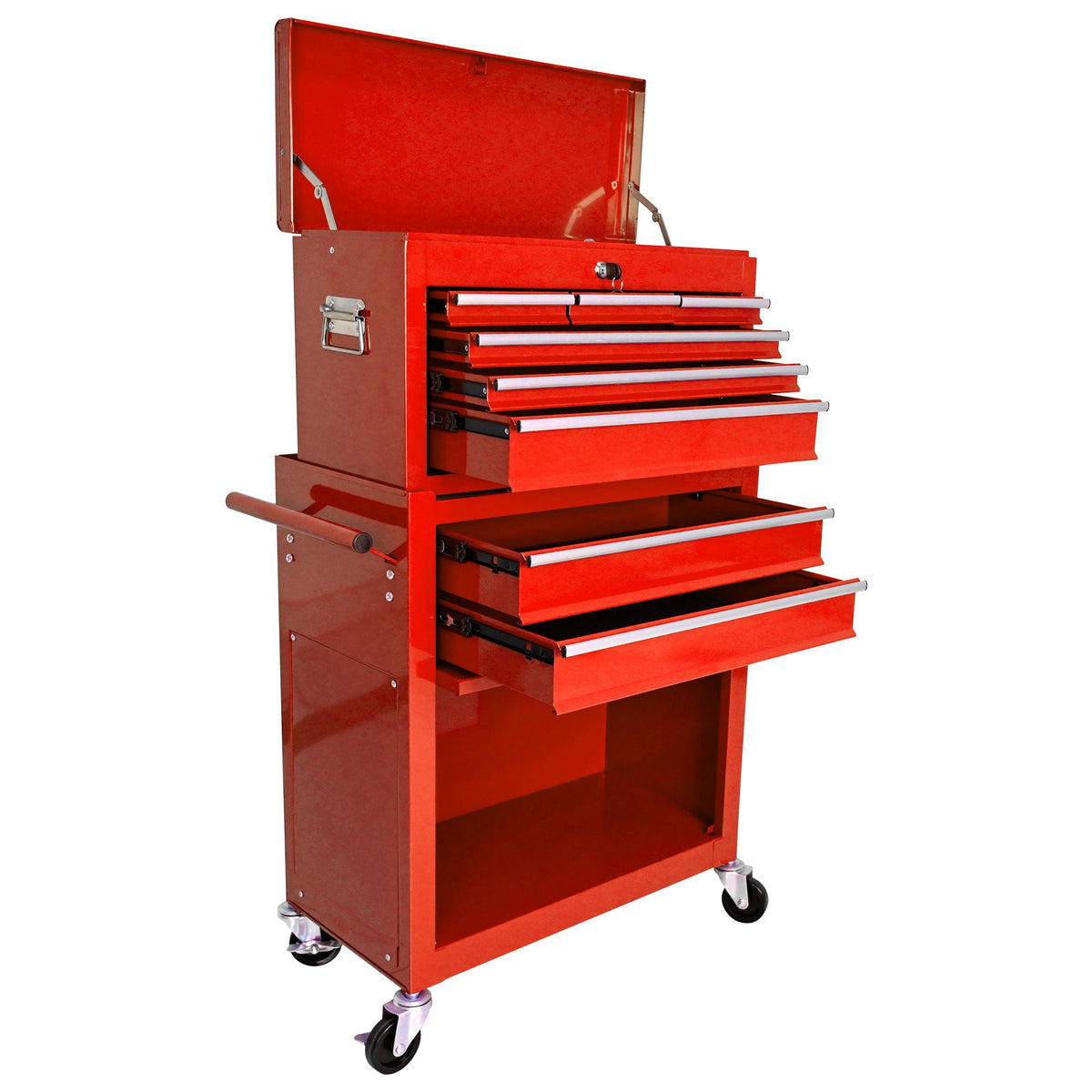 High Capacity Rolling Tool Chest With Wheels And Drawers, Storage Cabinet