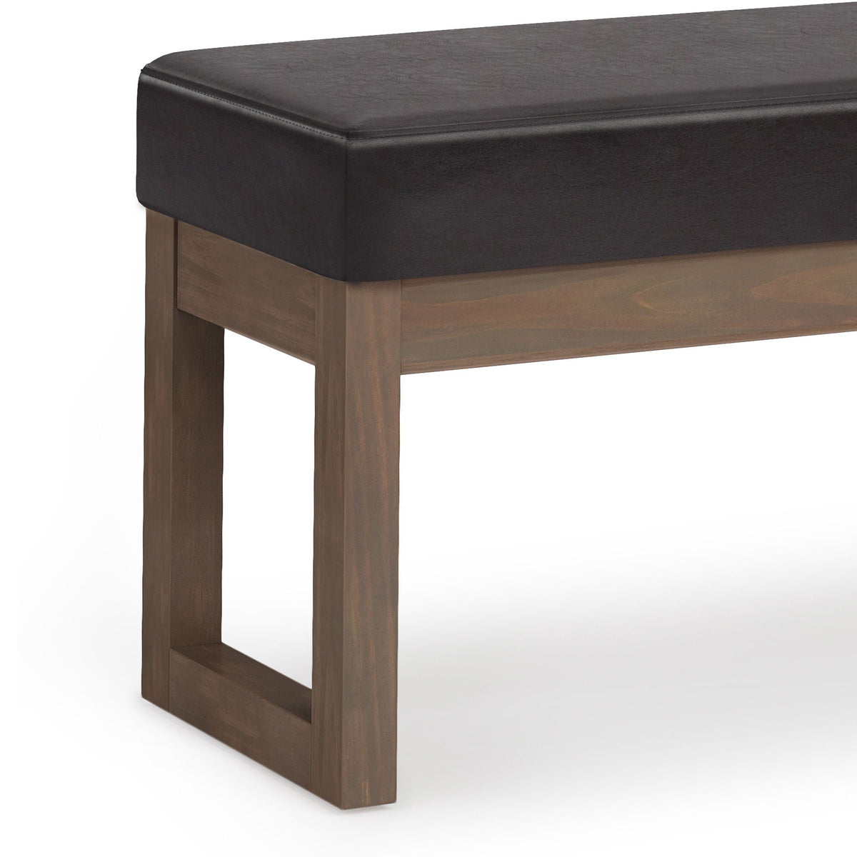 Milltown Upholstered Ottoman Bench with Versatile Design - Multiple Colors