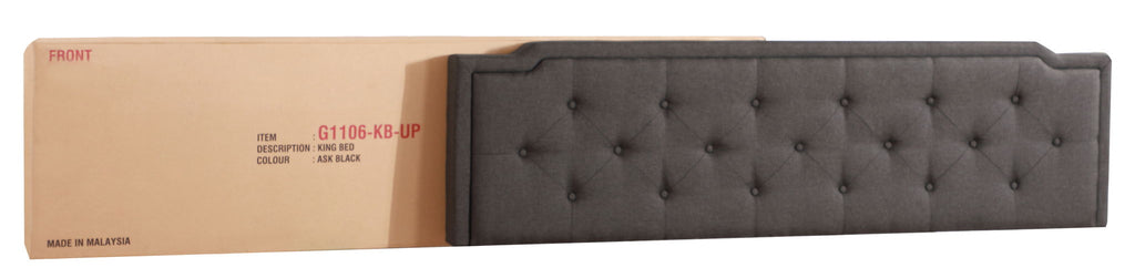 Button Tufted Upholstered Bed with Charming Design - Multiple Colors