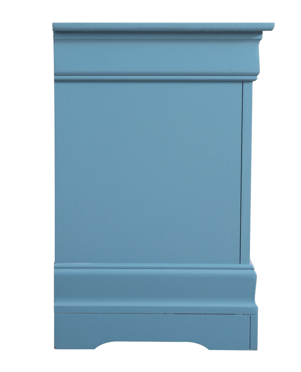 Louis Phillipe Wood Nightstand with Storage Drawers - Multiple Colors