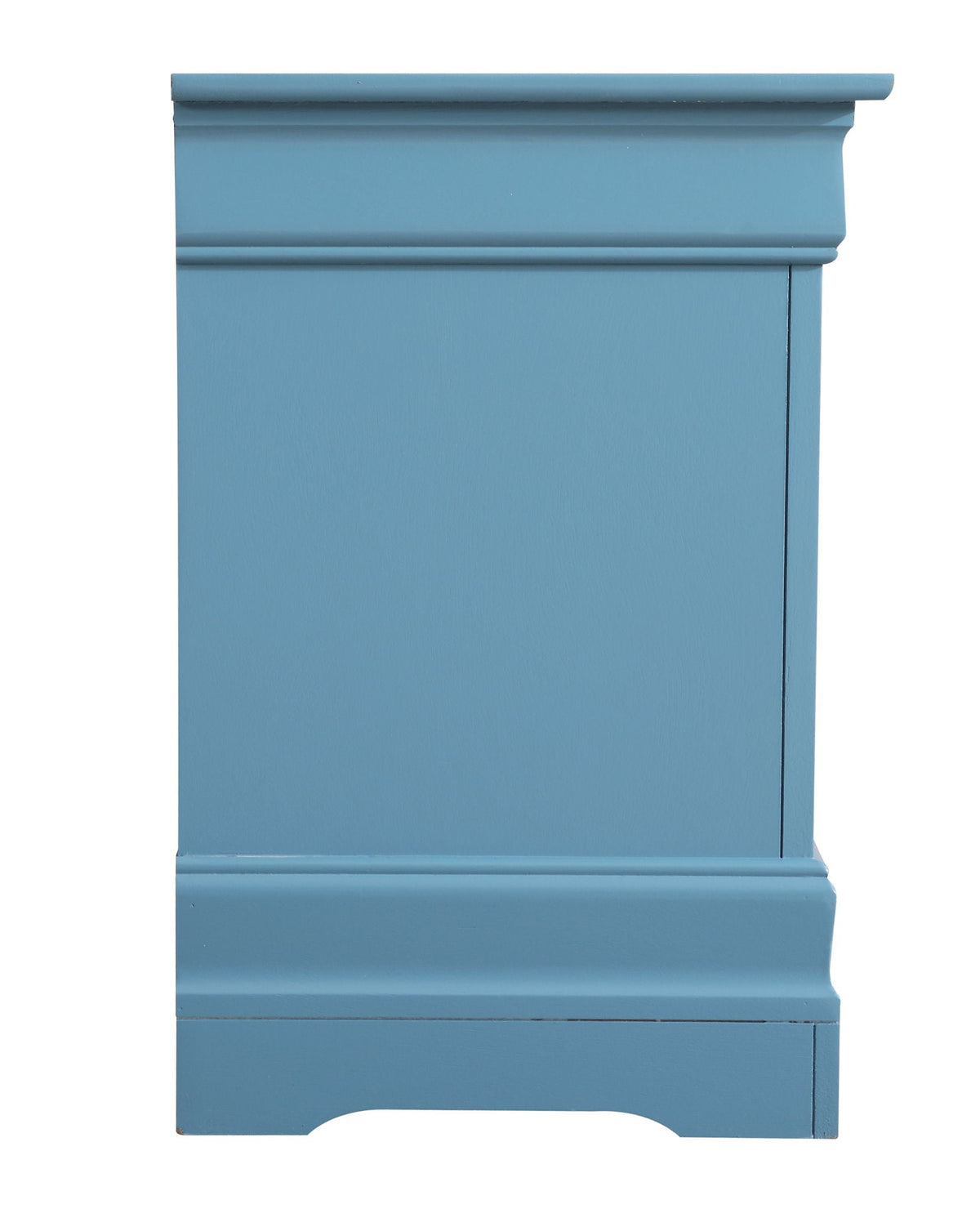 Louis Phillipe Wood Nightstand with Storage Drawers - Multiple Colors