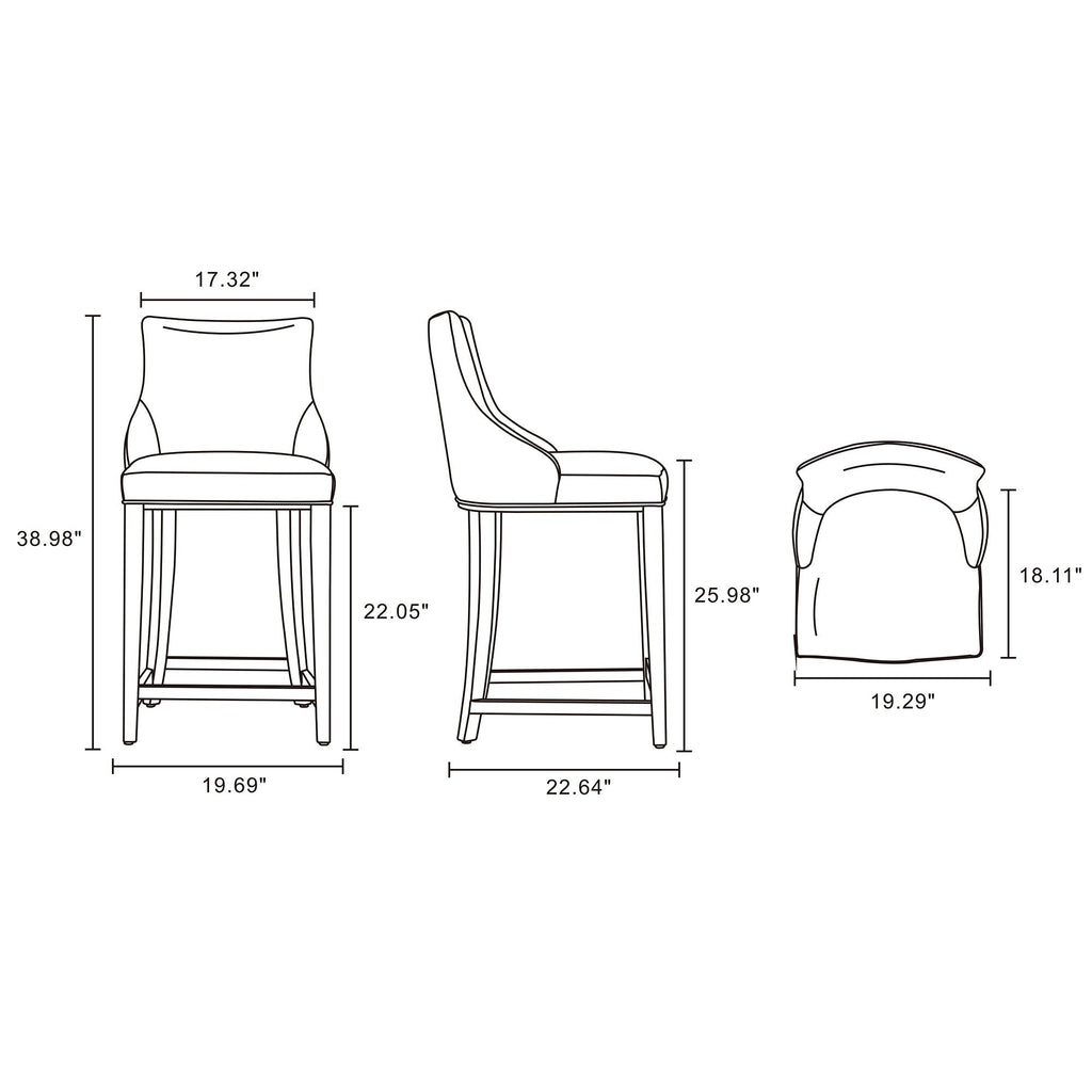 Shubert Counter Stool