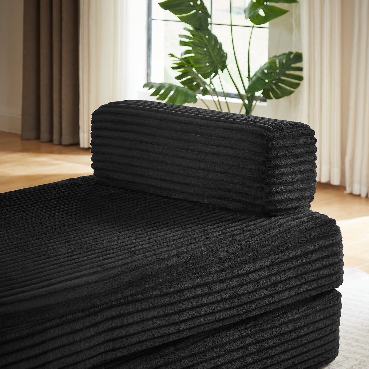 Cloud Boneless Loveseat Sofa with Sponge Structure - Corduroy