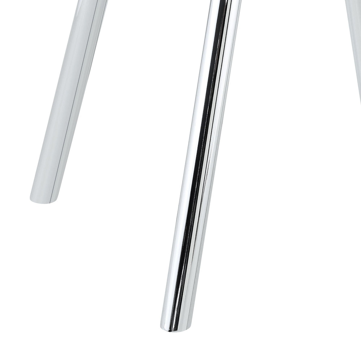 Dining Table with Transparent Tempered Glass Surface – Pearl Silver or Gold