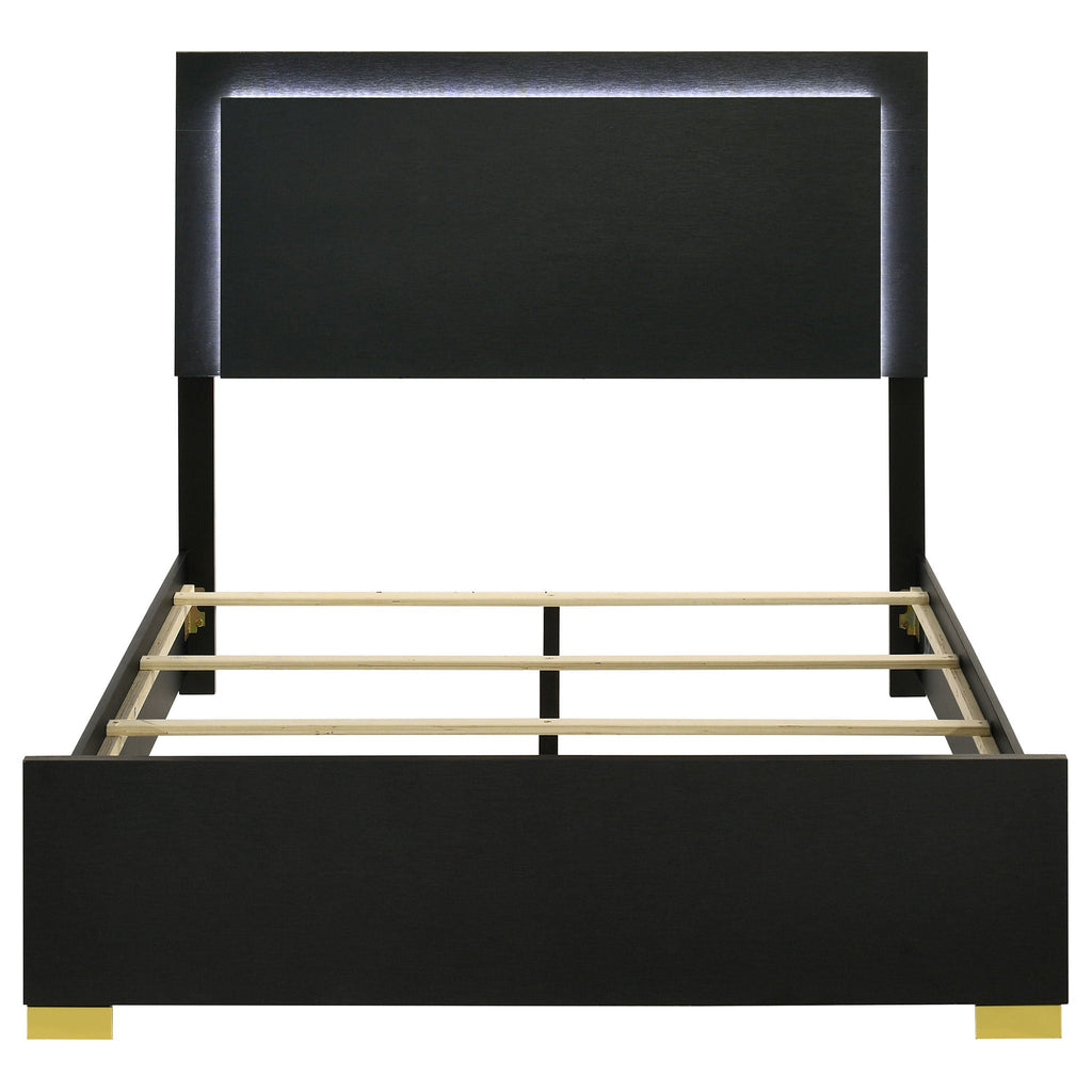 Jeremiah LED Panel Bed With Touch Controlled Lighting