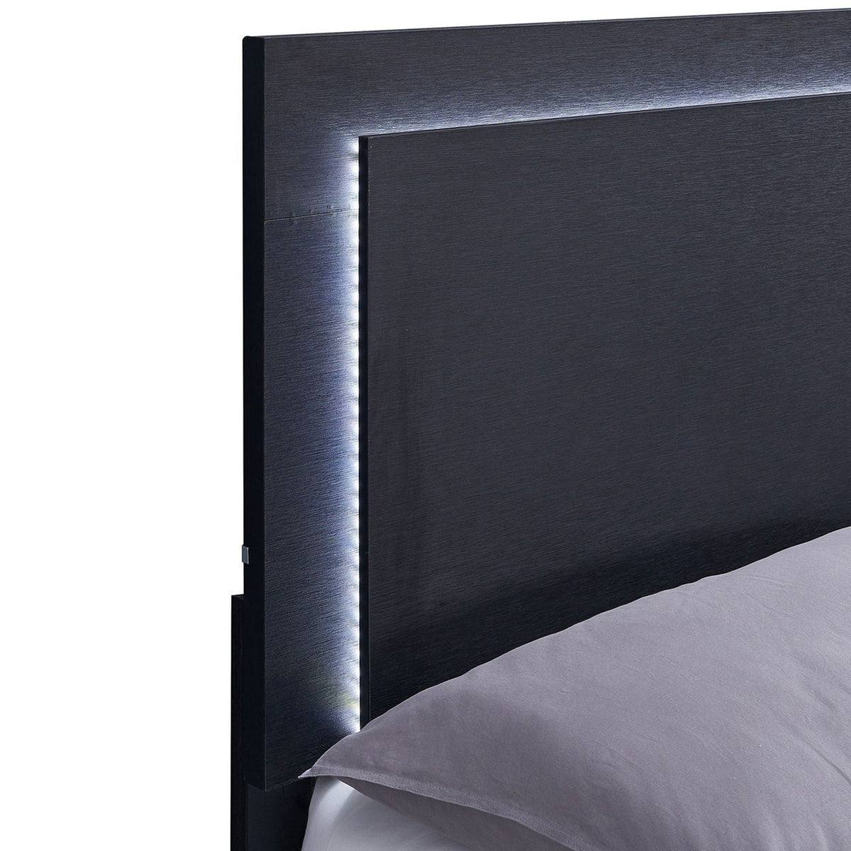 Jeremiah LED Panel Bed With Touch Controlled Lighting