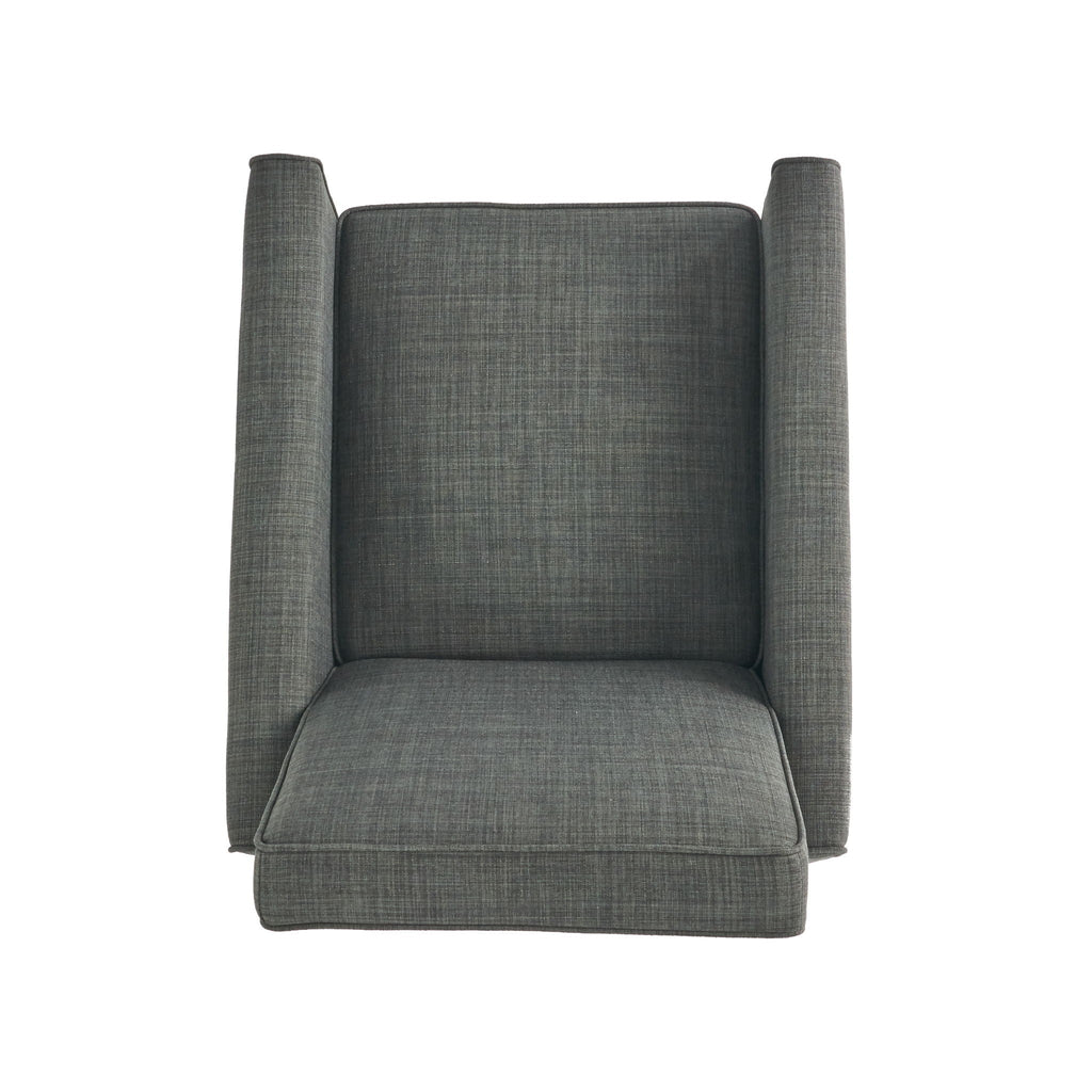 Upholstered Push Back Recliner Chair with Adjustable Recline - Multiple Colors