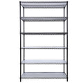 6 Tier Heavy Duty Metal Shelf Wire Shelving Unit