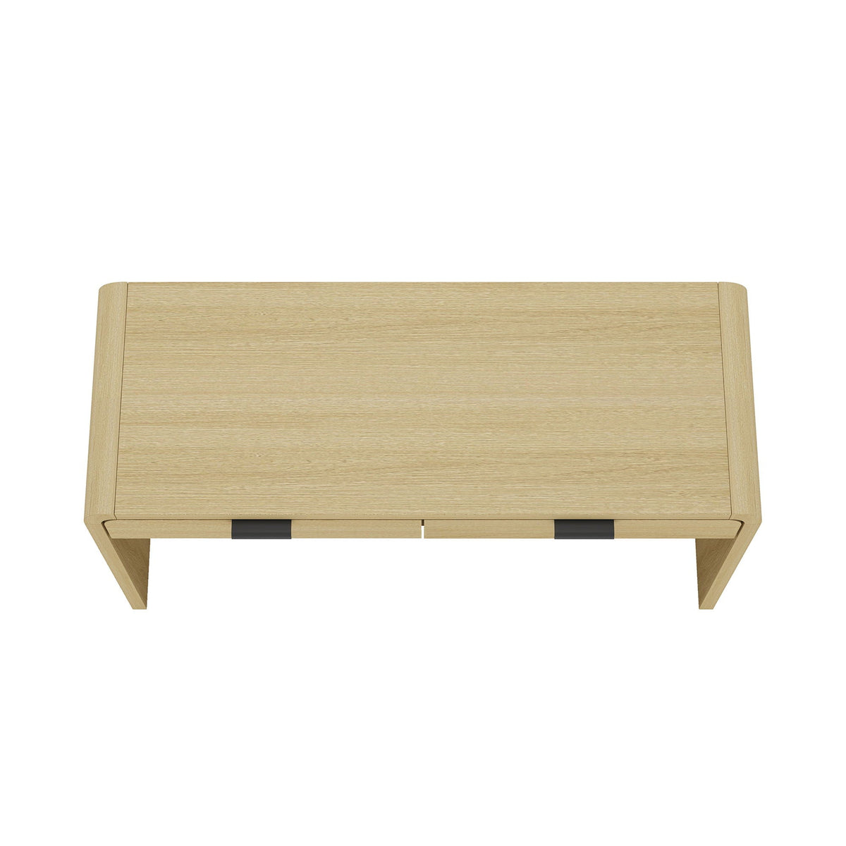 Oak Office Desk with 2 Drawers - Grace Collection